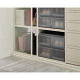 Joseph Joseph 2-Piece Premium ShoeCase Stackable Shoe Storage Box - Grey