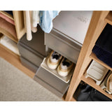 Joseph Joseph 6-Piece Premium ShoeCase Stackable Shoe Storage Box - Grey