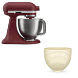 KitchenAid Artisan Plus 4.7 Litre Tilt Head Stand Mixer - Sun Dried Tomato - With Free Ceramic 4.7L Beehive Mixing Bowl