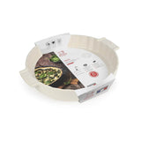 Peugeot Appolia 28cm Ceramic Pie Dish - Ecru