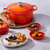 Le Creuset Halloween Stoneware Medium Pumpkin Dish - White