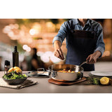 Tramontina Grano 30cm Tri-Ply Stainless Steel Saute Pan with Lid