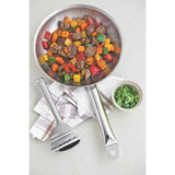 Tramontina 22cm Professional Stainless Steel Frying Pan