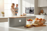 Typhoon Living Bread Bin - Grey