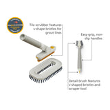 Joseph Joseph CleanTech™ 2-Piece Tile Scrubber & Spot Cleaning Set