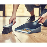 Joseph Joseph CleanStore Wall-Mounted Dustpan & Brush - Blue