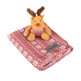 Scruffs Santa Paws Blanket & Reindeer Gift Set - Red