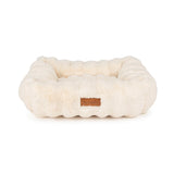 Scruffs Festive Fur 60cm x 50cm Box Bed - Cream