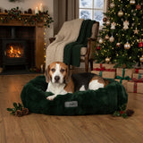 Scruffs Festive Fur 75cm x 60cm Box Bed - Green