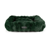 Scruffs Festive Fur 75cm x 60cm Box Bed - Green