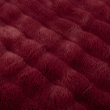 Scruffs Festive Fur 90cm x 70cm Box Bed - Burgundy