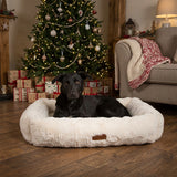 Scruffs Festive Fur 90cm x 70cm Box Bed - Cream