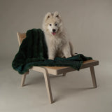 Scruffs Festive Fur Pet Blanket - Green