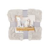 Scruffs Snowflake Shimmer Pet Blanket - Taupe