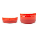 Scruffs Winters Tail 15cm Stoneware Food & Drink Bowl Gift Set - Red