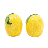 Candlelight Salt & Pepper Shaker Set - Mediterranean Lemons