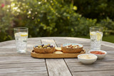 Candlelight 3-Piece Mango Wood Dipping Bowl Set - Coastal Shores
