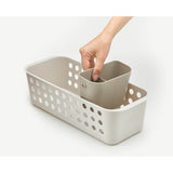 Joseph Joseph EasyStore Slimline Bathroom Storage Basket - Ecru