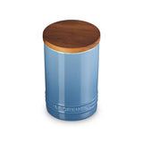 Le Creuset Stoneware Signature 770ml Storage Jar with Wooden Lid - Chambray