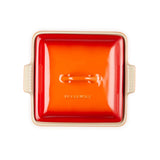Le Creuset Heritage Stoneware 23cm Square Dish with Lid - Volcanic