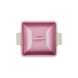 Le Creuset Heritage Stoneware 23cm Square Dish with Lid - Rose Quartz