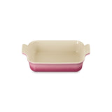 Le Creuset Stoneware Heritage 26cm Rectanuglar Dish - Rose Quartz