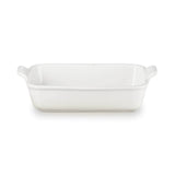 Le Creuset Stoneware Heritage 26cm Rectangular Deep Dish - Meringue