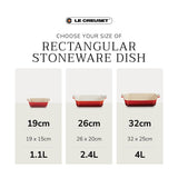 Le Creuset Heritage Stoneware 26cm Rectangular Dish - Sea Salt
