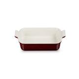 Le Creuset Stoneware Heritage 26cm Rectangular Deep Dish - Garnet
