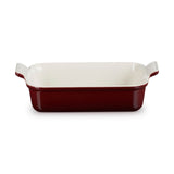 Le Creuset Stoneware Heritage 26cm Rectangular Deep Dish - Garnet
