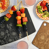 Epicurean™ Slate Coloured 29.8cm x 21.5cm Cutting Board - Wildflowers