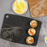 Epicurean™ Slate Coloured 29.8cm x 21.5cm Cutting Board - Shrimp