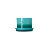 Le Creuset 14cm Stoneware Herb Planter with Tray - Bleu Riviera
