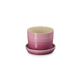 Le Creuset 14cm Stoneware Herb Planter with Tray - Rose Quartz