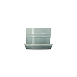 Le Creuset 14cm Stoneware Herb Planter with Tray - Sea Salt