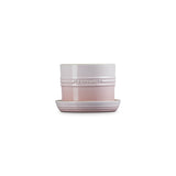 Le Creuset 14cm Stoneware Herb Planter with Tray - Shell Pink