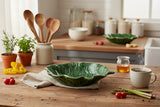 Candlelight Green Leaf Plate - 21.3cm