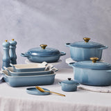 Le Creuset Stoneware Petite Round Casserole - Chambray
