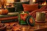 Candlelight 12cm Scented Glass Candle Jar - Maple & Cardamom