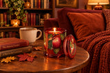 Candlelight 12cm Scented Glass Candle Jar - Orchard Apple & Nutmeg