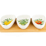 Candlelight 4-Piece Dish Set - Tomato