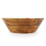 Candlelight 25cm Mango Wood Bowl - Tomato