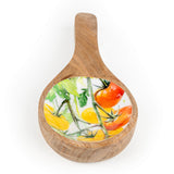 Candlelight Mango Wood Spoon Rest - Tomato
