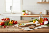 Candlelight Mango Wood Spoon Rest - Tomato