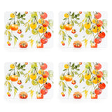 Candlelight Set Of 4 Placemats - Tomato
