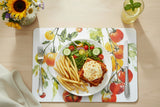 Candlelight Set Of 4 Placemats - Tomato