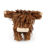 Candlelight 40cm x 30cm Wooden Twig Highland Cow
