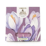 Candlelight Set Of 9 Scented Tealights - Crocus & Sweet Orange