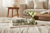 Candlelight Set Of 3 Scented Votive Candles - White Tulip & Bergamot