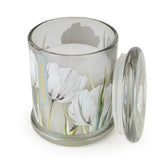 Candlelight Large Glass Scented Candle Jar - White Tulip & Bergamot